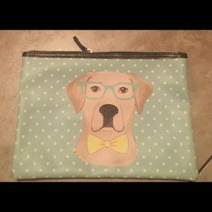 Cute large bag with a dog print.
